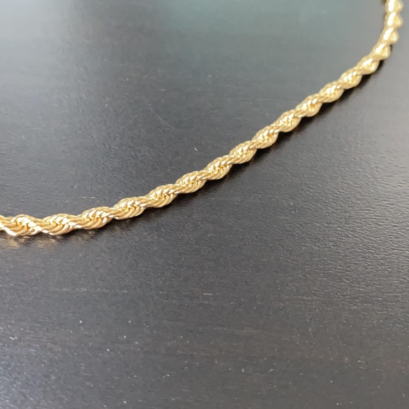 14K Gold Plated Twist Chain - Picture 5 of 5